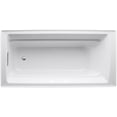 thumbnail image 3 of Kohler 1125-96 72 x 36 in. Archer Drop-In Bath - Biscuit, 3 of 5