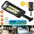 thumbnail image 2 of PVCS 400W Solar Street Lights Outdoor, Waterproof LEDs with Remote Control, Led Flood Light for Yard, Garden, Swimming Pool, Pathway, 2 of 9
