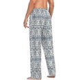 thumbnail image 6 of Top-kevin Vintage Indian Lotus Ethnic Elephant Pajama Pants Men's Lounge Pants Straight-Fit Men Pajama Bottoms, 6 of 7