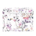thumbnail image 7 of Yayeee Collapsible Cube Storage Bin with Lid Fabric Closet Decorative Basket with Handles, Purple Wildflowers, 7 of 7