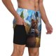 thumbnail image 2 of Fotbe Snowy Mountain Photography Bear Traje de Baño para Hombre – Shorts de Natación de Secado Rápido con Forro y Bolsillos-X-Large, 2 of 6