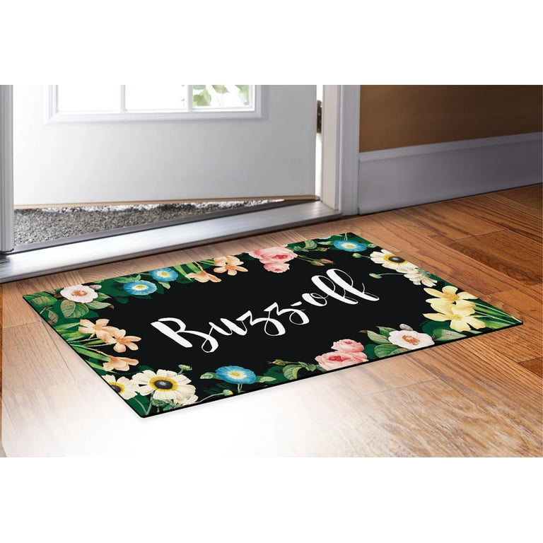ThisWear Humorous Spring or Summer Home Decor Buzz-Off Rubber 