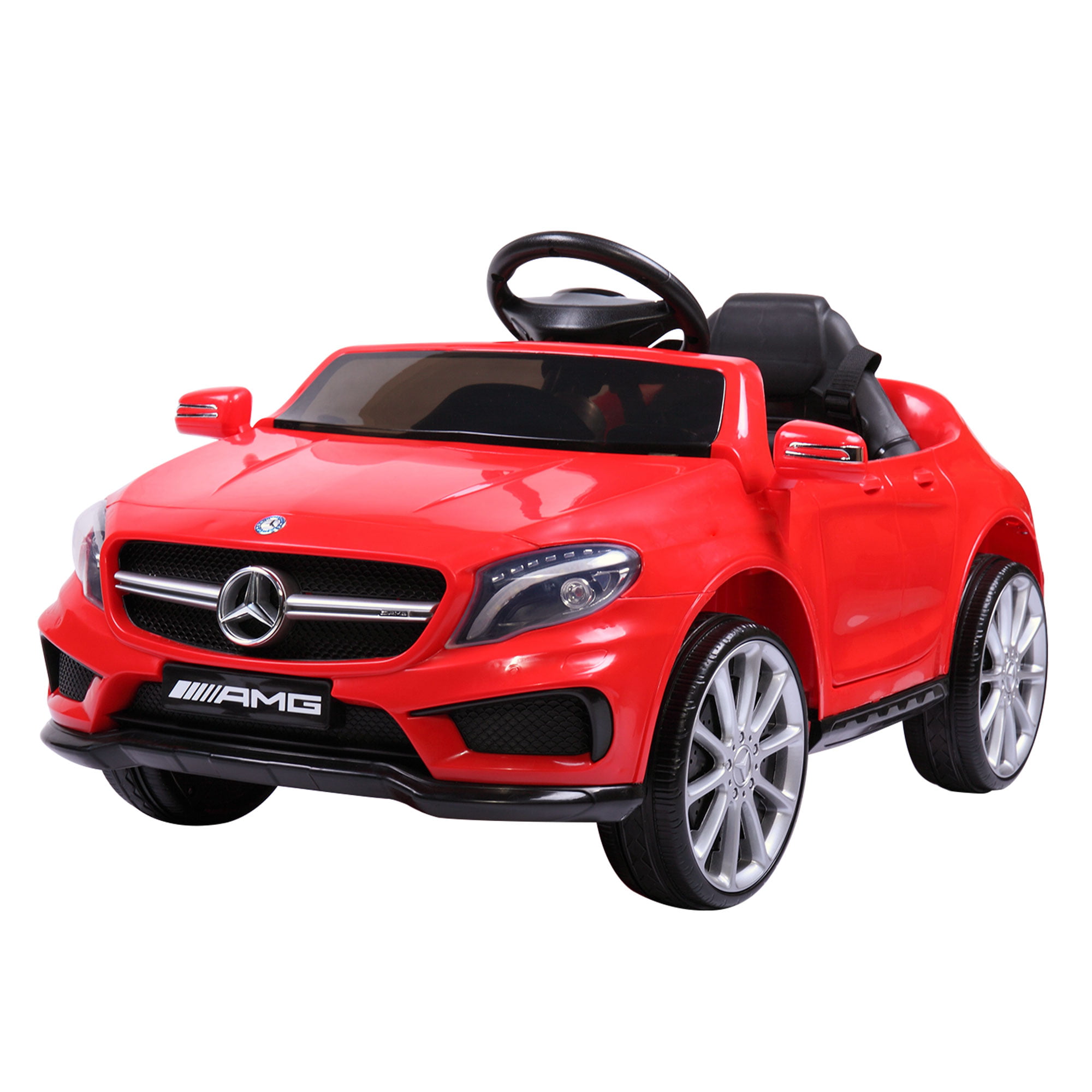 Red 12V Battery Electric Mercedes-Benz Kid Ride On Car Toy LED MP3 W/Remote Gift 