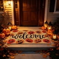 thumbnail image 6 of Zynviq Pumpkin Area Rugs Halloween 15.7" X 23.6" Throw Rug Polyester Multicolor Washable Rectangular Small Rug for Living Room, 6 of 6