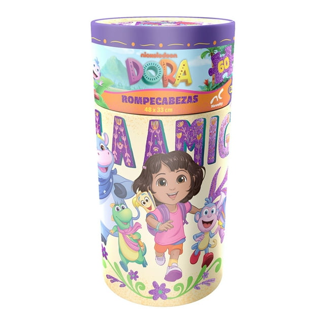 Rompecabezas Nickelodeon Cilindro Dora 60 piezas