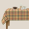 thumbnail image 4 of Christmas Tablecloth Square 60×60 Inch Blue Snowflake Winter Table Cloth Water Resistant Fabric Table Covers for Kitchen Dining Small Tablecloth for Party Home Decor, 4 of 6