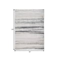 thumbnail image 5 of Oxy 8 x 10 Modern Area Rug, Clean Abstract Design, Soft Fabric, Gray, Gold, 5 of 5
