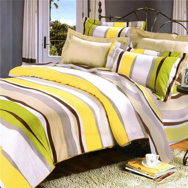 YG10-1-CFR01-1 Springtime - Luxury 4 Pieces Comforter Set Combo 300GSM - Twin Size