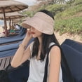 thumbnail image 4 of CoCopeaunts Foldable Sun Hats For Women Summer UV Protection Empty Top Sun Hat For Ladies Outdoor Sport Tennis Running Sunscreen Caps Panama, 4 of 6
