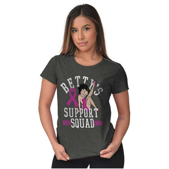 Breast Cancer Betty's Support Squad Women's Plus Size Shirt Brisco Brands 3X