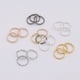thumbnail image 2 of Anillos de salto redondos de 8-20mm de 50-100 Uds., anillos abiertos trenzados, conector de anillos de salto para hallazgos de joyería, suministros DIY Tan Jianjun unisex, 2 of 2