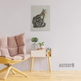 thumbnail image 3 of Sitting Cat Art Nouveau Painting Steinlen Canvas Wall Art 18x24", 3 of 4