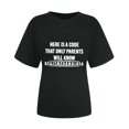 thumbnail image 4 of Camiseta de mujer Camisetas divertidas y lindas de manga corta Camiseta con estampado divertido Camiseta con estampado de letras Tops Blusa Regalo para mujeres OAVQHLG3B Store lin121212, 4 of 4