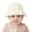 Beige, variant on Miqool Infant Newborn Baby Cute Sun Hat UPF 50+ Sun Protection Wide Brim Bucket Hat Outdoor Adjustable Beach Hats for Boys Girls