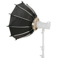 thumbnail image 1 of Tignapoo 23.6" Professional Studio Softbox with Bowens Mount, 12-Sided Deep Parabolic Design, Quick Setup, Includes Honeycomb Grid, Ideal for Photography, Portraits, Live Streaming, and Video, 1 of 6