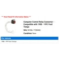 thumbnail image 2 of Computer Control Relay Connector - Compatible with 1988 - 1991 Ford Tempo 1989 1990, 2 of 2