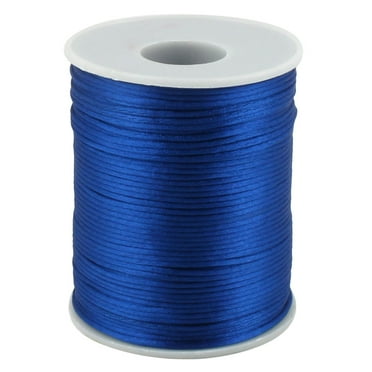 Nylon Handicraft DIY Braided Chinese Knot Cord String Rope Royal Blue 109 Yards
