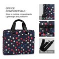 thumbnail image 4 of FORMRS 16" Laptop Bag Carrying Sleeve Case with Handle Travel Shoulder Briefcase, Red Starry Pattern, 4 of 8