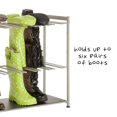 thumbnail image 4 of Honey-Can-Do 6-Pair Boot Rack, Silver, 4 of 7
