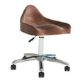 thumbnail image 3 of GUOOL Tabouret Roulant Réglable avec Dossier Tabouret Roulant Robuste pour Coiffure Brun Roue, 3 of 9