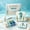 G#Ocean Theme Art Kit, variant on DIY Hard PVC Sea Glass Effect Mosaic Art Kit for Adults, Complete Ocean Theme Craft Set with Tweezers and All Tools Included, Beginner Friendly Painting Project for Home Decor