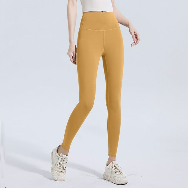Pantalones deportivos casuales de cintura alta para mujer, con efecto lifting y medias de seda.