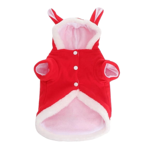 Wearable Hoodie Furry Costume Photo Taking Pet Puppy Coat Autumn Winter 1Pack