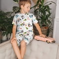thumbnail image 4 of Balery happy new year Raccoon Conjunto de Pijama Infantil de Manga Corta con Estampado – Ropa de Dormir de Algodón Suave-3X-Large, 4 of 6