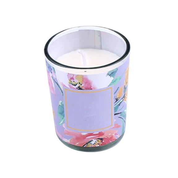 Btomtd Glass Jar Aromatherapy Candles, Scents Plant Wax Scented Candle for Bedroom, Home Decor Fragrance Candles, Holiday Gift for Home, 4.8 oz, Jasmine