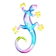 thumbnail image 1 of Arte De Pared Gecko De Metal, Lagarto De Metal Hueco De Hierro Forjado Para Colgar En La Pared, Decoración De Jardín Para El Hogar Para Fijar En Árboles Y Vallas Guardurnaity HA042565-03, 1 of 6
