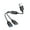 Black, variant on CIYISON USB Splitter Cable USB2.0 A Male to Double USB Female Cord Charge &Transfer Data