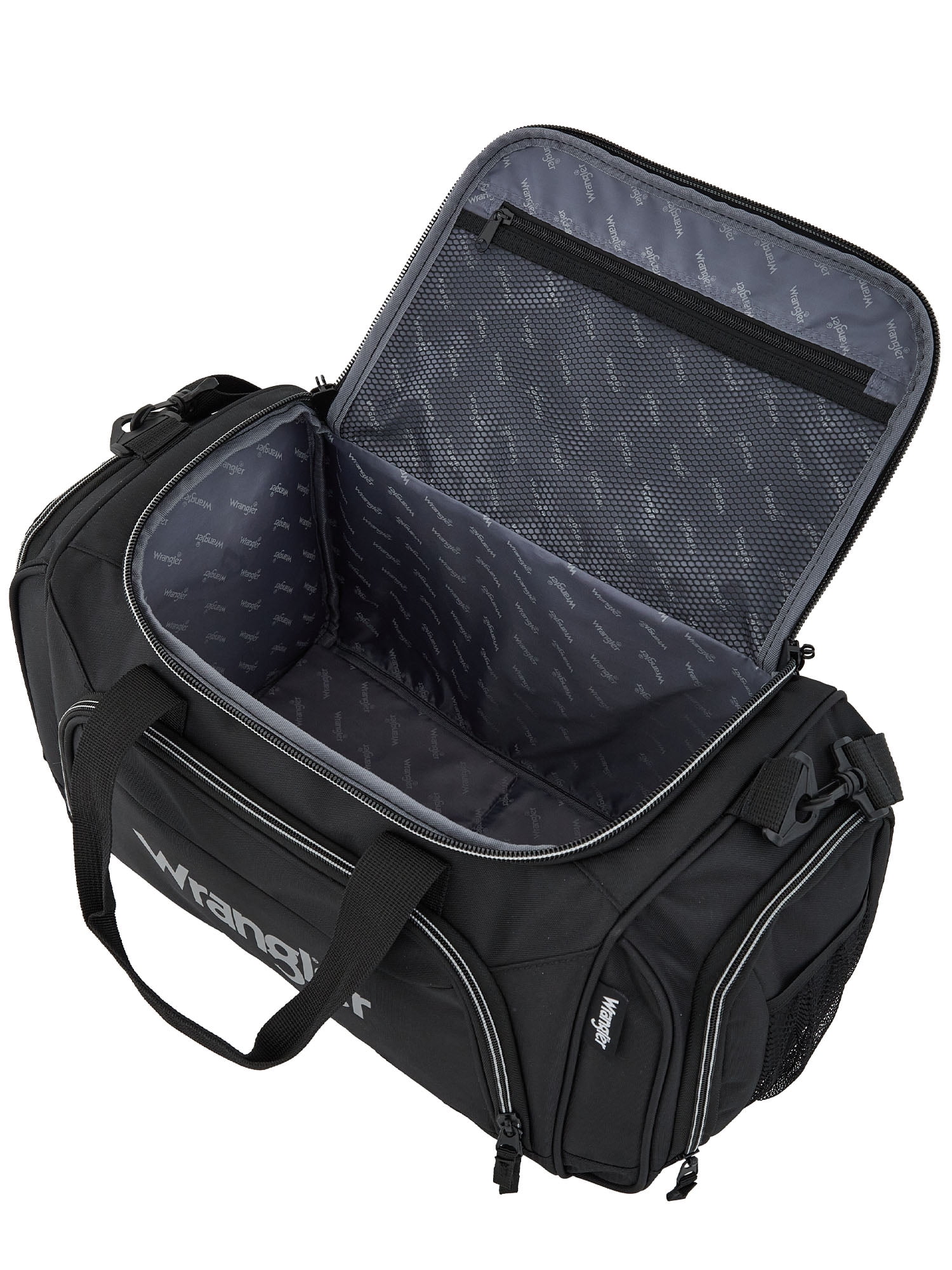 Wrangler Small 20" Sport & Travel Duffel with Water Bottle Holder - Black