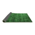 thumbnail image 2 of Ahgly Company Indoor Square Oriental Emerald Green Industrial Area Rugs, 7' Square, 2 of 4