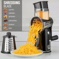 thumbnail image 3 of Rallador de queso rotatorio Zulay Kitchen de 5 cuchillas manual, 3 of 9