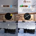 thumbnail image 3 of Housse de SPA Extérieure Imperméable et Résistante aux Intempéries 85 x 85 Pouces Compatible 84 x 84 Ou 83 x 83 Ou 82 x 82 Ou 7 Pieds x 7 Pieds Carrée 600D Protecteurs Robustes Capuchon de Protection, 3 of 6