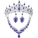 thumbnail image 1 of Set de joyas Kamirola con tiaras y coronas para mujer (TR28), 1 of 9