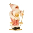 thumbnail image 3 of Santa Claus Skiing Figure, Santa Claus Doll, Novelty Christmas Ornaments, Santa Claus Sledge Figurine for Fireplace Decor Style B, 3 of 8