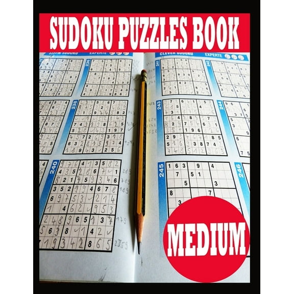 Sudoku Puzzle Book: Medium Sudoku Puzzle Book including Instructions and answer keys - Sudoku Puzzle Book for Adults (Paperback)