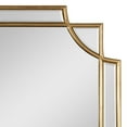 thumbnail image 3 of Kate and Laurel Minuette Glam Wall Mirror, 18 x 24, Gold, Boho-Chic Home Decor for Wall, 3 of 7