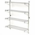 thumbnail image 2 of Nexel Wall Mount Wire 4-Shelf Starter Unit, 54"W x 14"D x 63"H, 2 of 3
