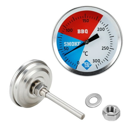 

300 Celsius 2 inch Stainless Steel Barbecue BBQ Smoker Grill Thermometer Temperature Gauge