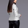 thumbnail image 2 of Vedolay Suit Jackets for Women Fashion Blazer Jackets Long Sleeve Business Suit Jackets with Pockets,Silver M, 2 of 5