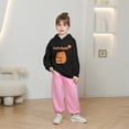 thumbnail image 2 of lnmuld Girls Tops Girls Hooded Sweatshirt Capybara Print Casual Loose Fit Long Sleeve Top for Toddler Kids Soft Comfortable Autumn Winter Outfits Size:5-6 Years, 2 of 5