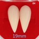 thumbnail image 3 of Hallowmas Zombie Resina Dientes Falsos / Dientes Falsos Fluorescentes Fiesta de Cosplay Accesorios de Halloween Decoraciones Yuarrent JR0575-12B, 3 of 3