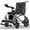 Sliver, variant on COOLHUT 37 Lbs Electric Wheelchair 25+ Miles Long Travel Range, Foldable & Lightweight Motorized Wheelchair with Safety Features Hold Up 350lbs 8-Year Warranty, Ideal for Seniors & Travel