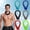 Black, variant on Cooling Neck Wraps with Ice Polymer Beads Soft Breathable Neck Cooler for Summer Sports Gym Workout Men Women 26x2 inch 3 Pack