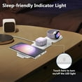 thumbnail image 5 of YIYUN Travel 3-in-1 Fast Wireless Charging Station – Foldable Charger for Galaxy S25/S24/S23, Watch Series, and Buds., 5 of 14