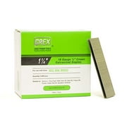 GREX GNS18-32 18 Gauge 1/4-Inch Crown 1-1/4-Inch Length Galvanized & Coated Staples (5,000 per box)