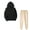 Black#1, variant on Womens Hoodies Pullover Plus Size,Women's Fashion Fall Winter Outfits Sports Tracksuits Long Sleeve Pullover Hoodies Pants Suit