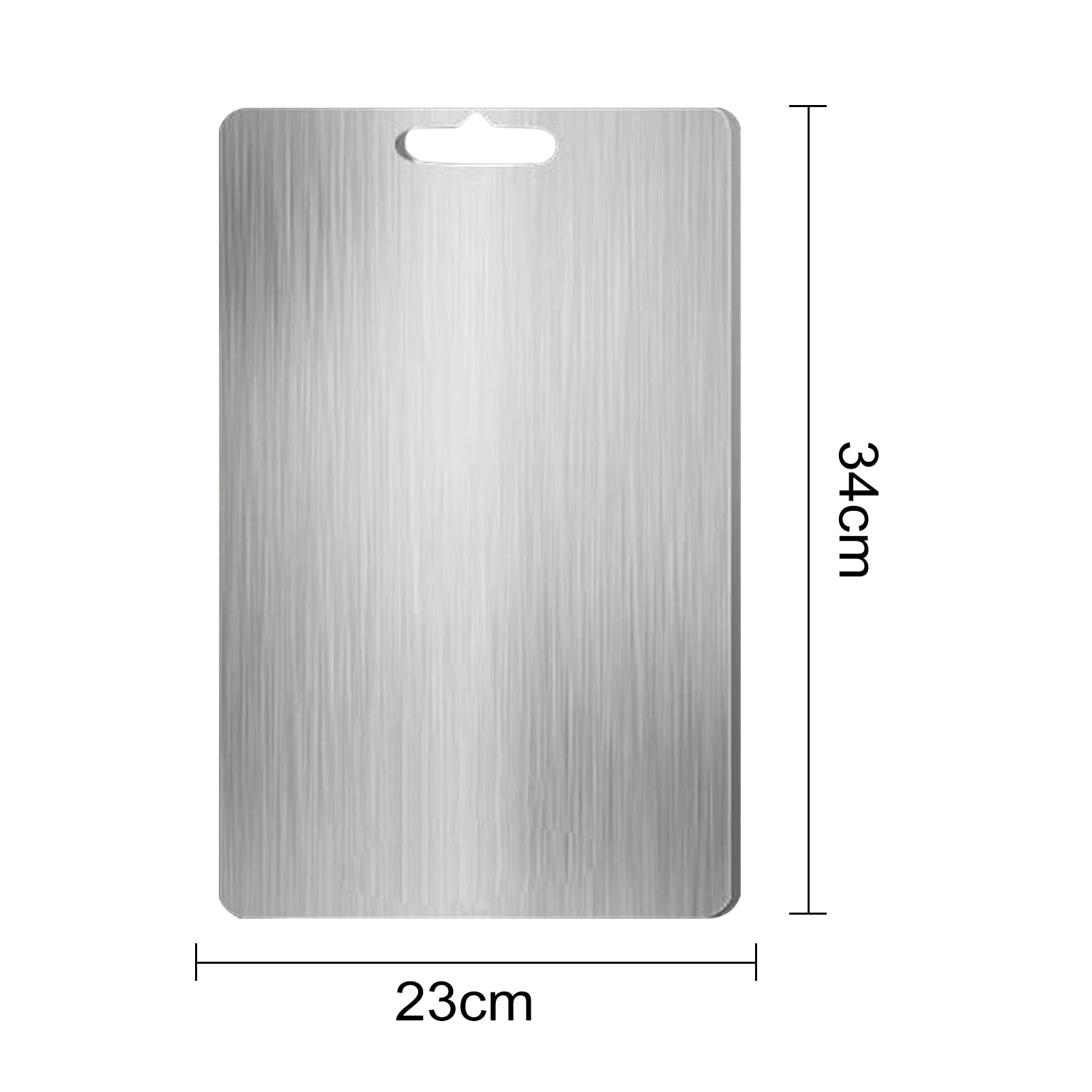 HomeLife Stainless Steel Cutting Board Large Non-Slip Pastry Board for Kitchen Dual-Sided Chopping Board Easy to Clean Multiple Sizes Available Cutting Mats